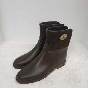 Naot Dafna Brown Paddock Equestrian Rain Bootie Size 10 NWOT